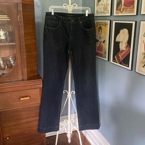 Elie Tahari Adena Straight Leg Jeans - Dark Wash